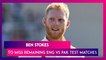 Ben Stokes To Miss Remaining England vs Pakistan Test Matches