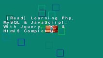 [Read] Learning Php, MySQL & JavaScript: With Jquery, CSS & Html5 Complete