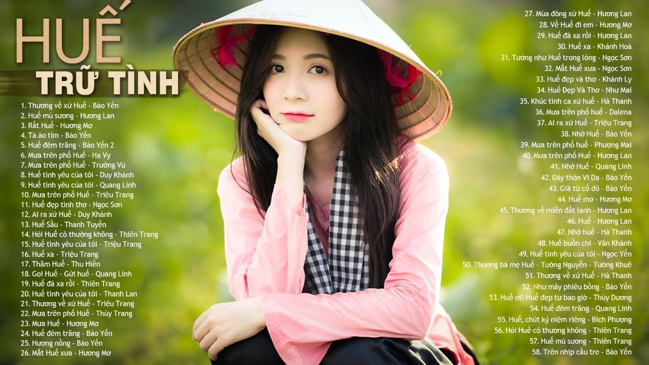 NHẠC HUẾ XƯA Hay Nhất - LK Thương Về Xứ Huế, Huế Mù Sương - Nhạc Trữ Tình Xứ Huế  Ngọt Ngào Say Đắm