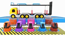 Coloring Street Vehicles Toys - Toy Cars for Kids_3