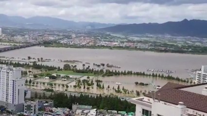 낙동강 하류 수위 홍수주의보 기준 이하로 / YTN