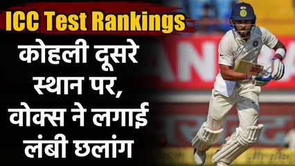 ICC Test Rankings: Virat Kohli in No.2, Shan Masood, Chris Woakes Climb Up Ladder | Oneindia Sports