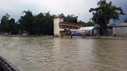 Jumuna river fulfill of water beside of our village.