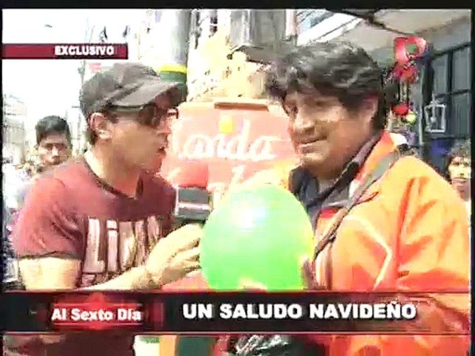 Los mejores deseos por Navidad con un pequeño toque de helio