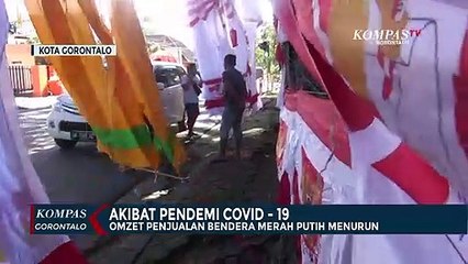 Akibat Pendemi Covid -19, Omzet Penjualan Atribut HUT Kemerdekaan Menurun