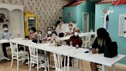 Bursa’da sosyal mesafeli örnek düğün
