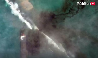 Una marea negra amenaza a las Islas Mauricio