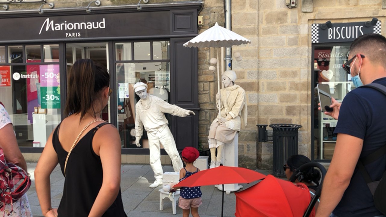 Les statues vivantes de Vannes