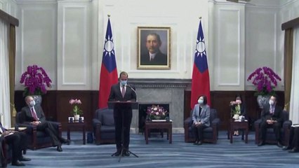 미 보건복지부 장관, 차이 타이와 총동 예방...미·중 갈등 격화 / YTN