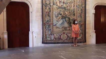 Audiencia del rey Felipe VI con la presidenta del Consell de Mallorca