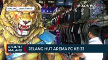 Jelang Ulang Tahun Arema, Penjualan Atribut Laris Manis