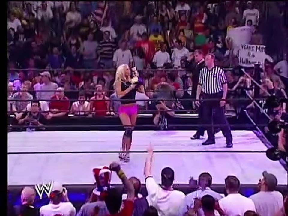 WWF Smackdown 2002 - Bra & Panties Match - Torrie Wilson vs. Stacy Keibler