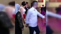 Düğünde damat ve geline öyle bir şey taktılar ki...