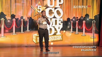 Descargar video: Audisi Stand Up Comedy Galang: Saya Jadi Polisi karena Terinspirasi Film Warkop - SUCI 5