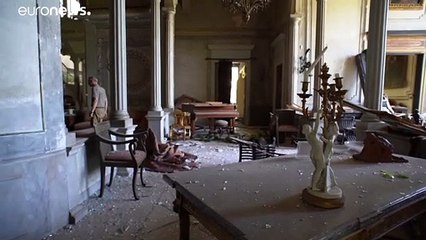 فيديو: قصر سرسق البيروتي العريق..  نجا من الحرب الأهلية ودمره انفجار المرفأ