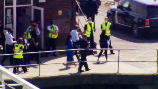 Priti Patel visits Dover as migrant crossing continue