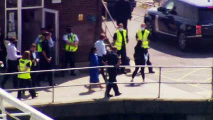 Priti Patel visits Dover as migrant crossing continue