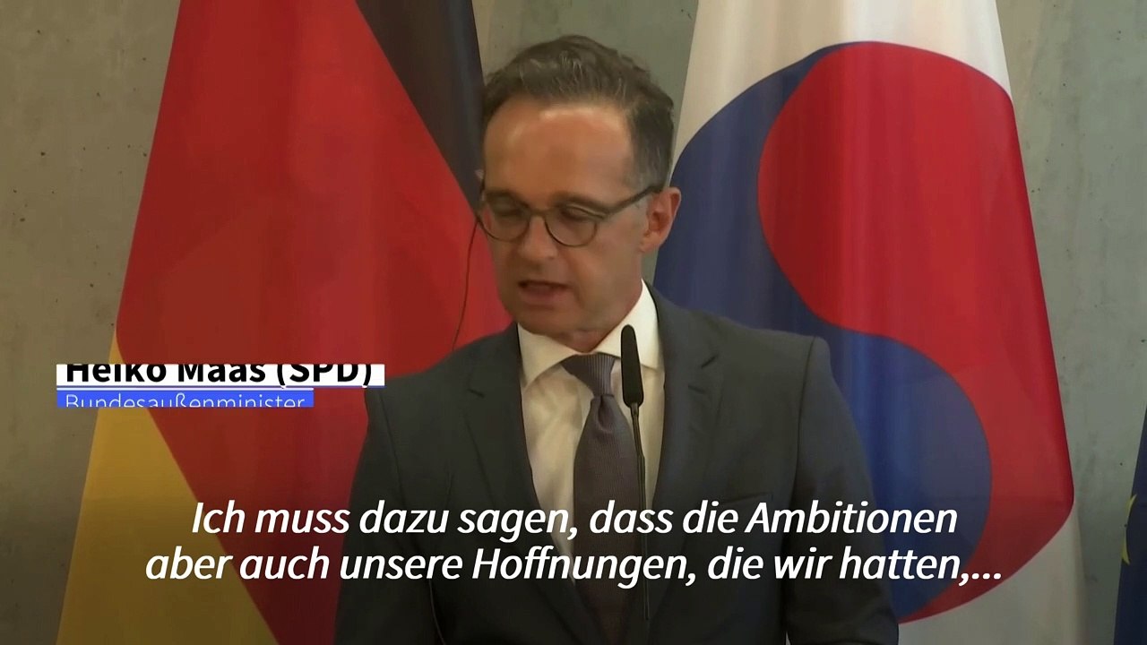 Belarus: Maas spricht von 'herbem Rückschlag' für Demokratie