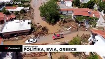 سیلاب تابستانی در یونان هفت قربانی گرفت