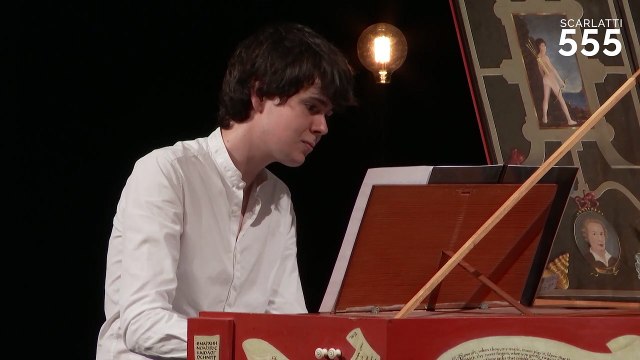 Scarlatti : Sonate pour clavecin en Fa Majeur K 419 L 279 (Allegro), par Justin Taylor - #Scarlatti555