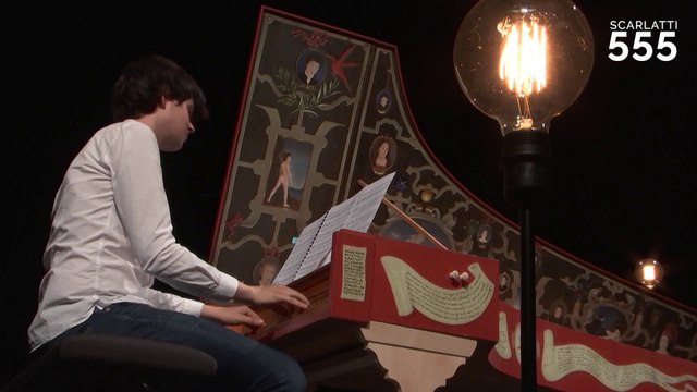 Scarlatti : Sonate pour clavecin en Fa Majeur K 418 L 26 (Allegro), par Justin Taylor - #Scarlatti555