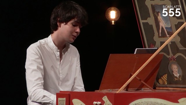 Scarlatti : Sonate pour clavecin en ut mineur K 115 L 407 (Allegro), par Justin Taylor - #Scarlatti555