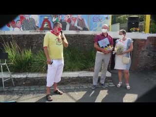 Faute de ducasse, les Cayoteux de Lessines inaugure une fresque géante
