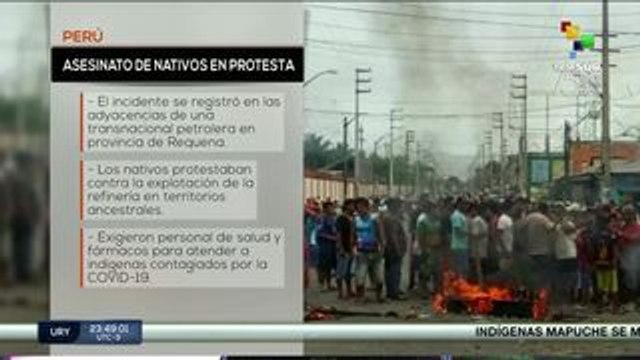 Asesinan a dos indígenas durante protesta contra petrolera en Perú