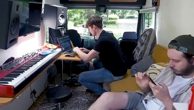 Meeting Martin In Germany Producer & Songwriters Collaborate On Studio Bus