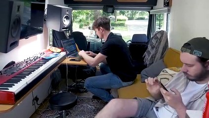Meeting Martin In Germany -- Producer & Songwriters Collaborate On Studio Bus