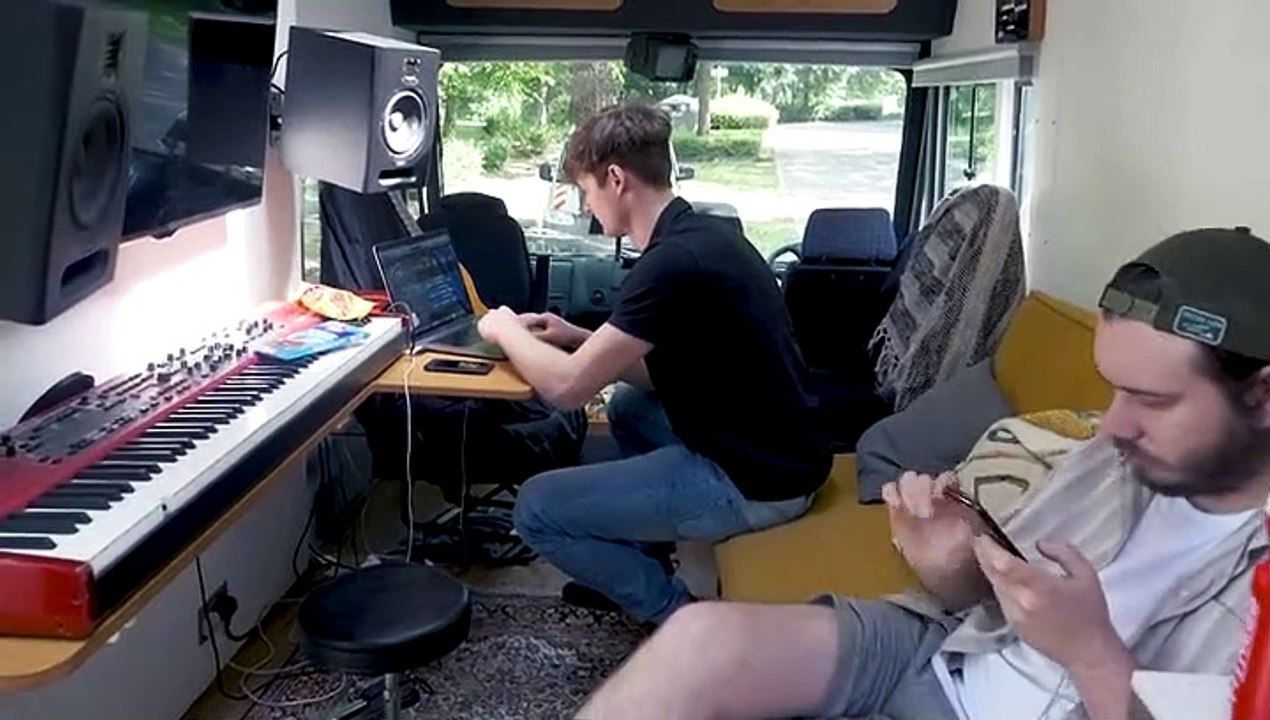 Meeting Martin In Germany -- Producer & Songwriters Collaborate On Studio Bus