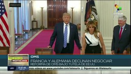 Declinan Alemania y Francia participar en reforma de OMS