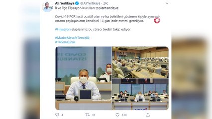 Vali Yerlikaya, 'İl ve İlçe Filyasyon Kurulları' toplantısından fotoğraf paylaştı