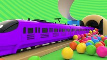 Learn Colors with Preschool Toy Train and Color Balls - Toy cars for KIDS