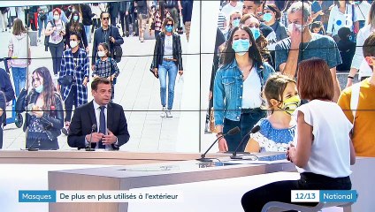 Coronavirus : les masques sont  de plus en plus utilisés à l'extérieur