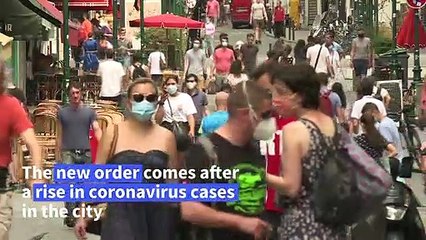 Mandatory masks rolled out in Paris in certain public areas