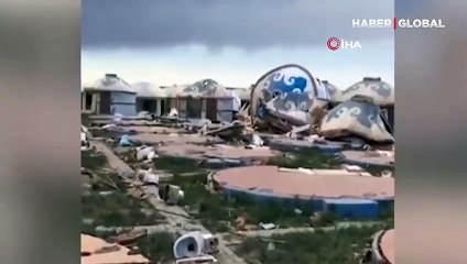 Moğolistan'da hortum felaketi: 33 yaralı