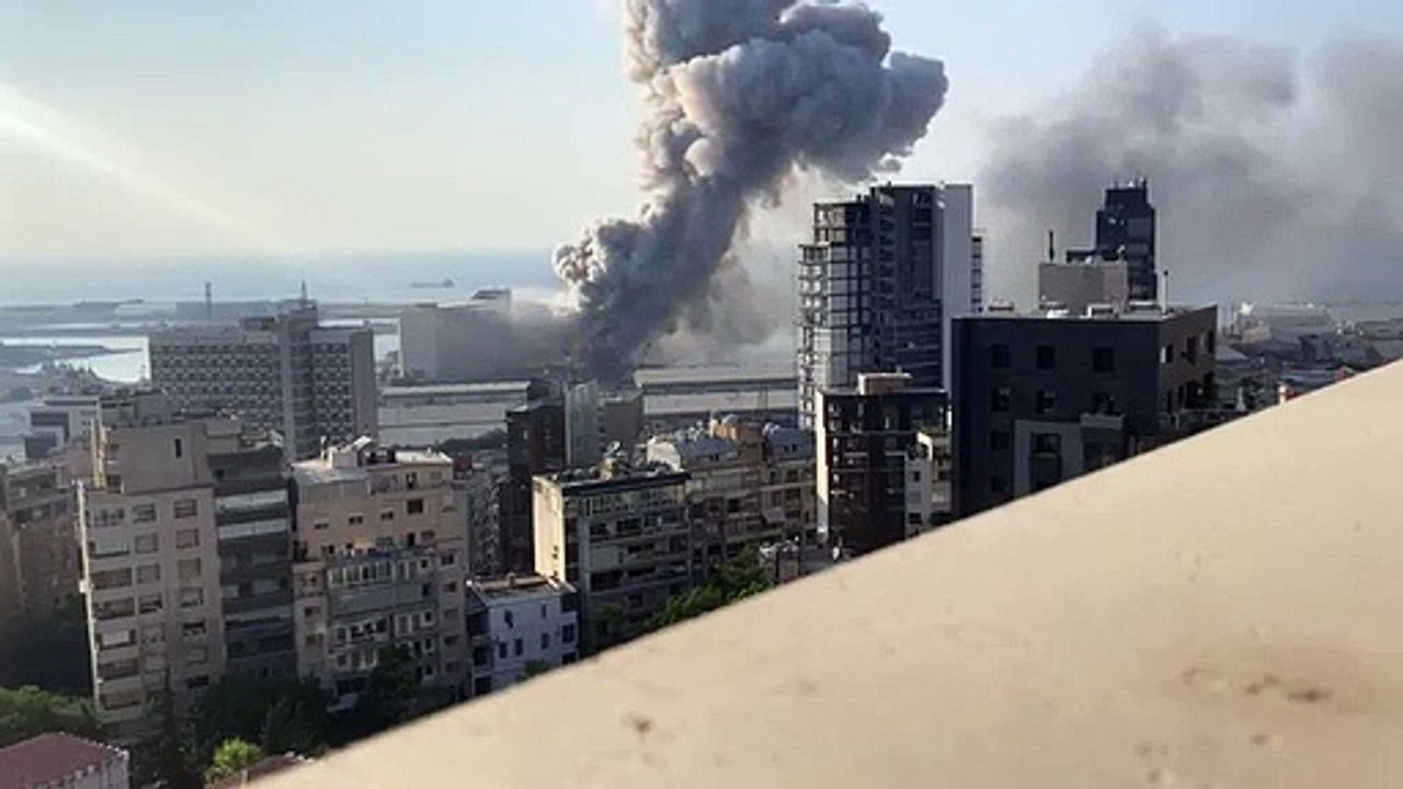 L'explosion de Beyrouth en 4K et slow motion