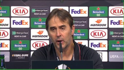 Lopetegui espera que las "ganas" y la "ilusión" guíen al Sevilla ante el Wolverhampton