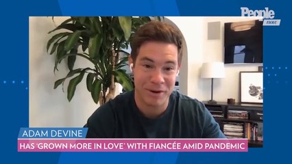 Actor Adam Devine Has 'Grown More in Love' With Fiancée Chloe Bridges During Covid-19 Pandemic