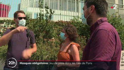Masques obligatoires : des Parisiens pas toujours au courant