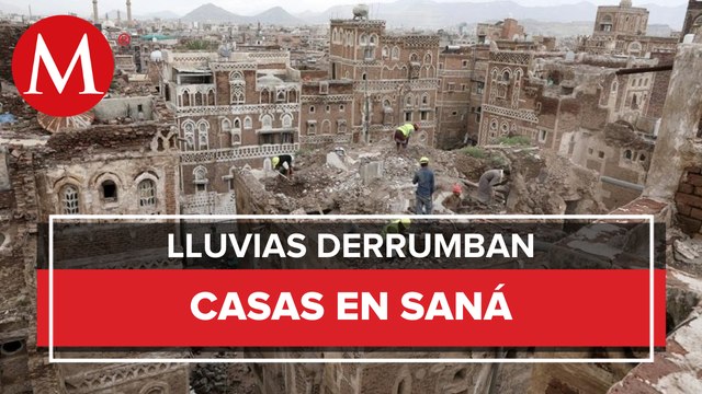 Se derrumban antiguas casas en Yemen; eran Patrimonio de la Humanidad
