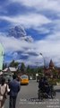 La erupción del volcán Sinabung de Indonesia