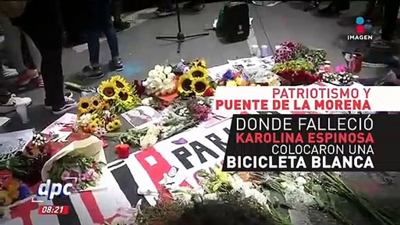 Protestan por atropellamiento de Carolina en bicicleta