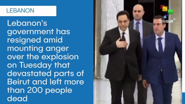 Lebanon's Government Resigns As Public Anger Mounts