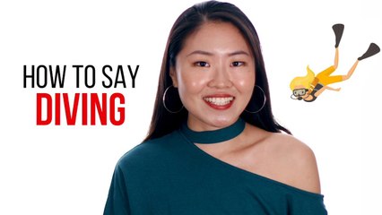 How to Say "Diving" in Chinese | How To Say Series | ChinesePod