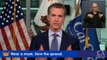“I try not to have personnel conversations in public,” says California Gov. Gavin Newsom