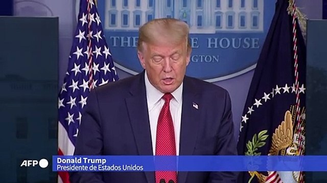 Trump, evacuado de rueda de prensa tras disparos cerca de la Casa Blanca