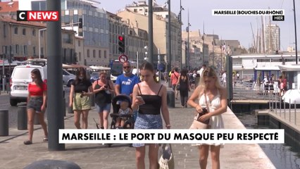 Marseille : le port du masque peu respecté