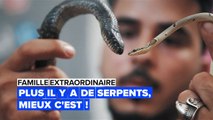 Famille extraordinaire : voudriez-vous un voisin avec autant de serpents ?